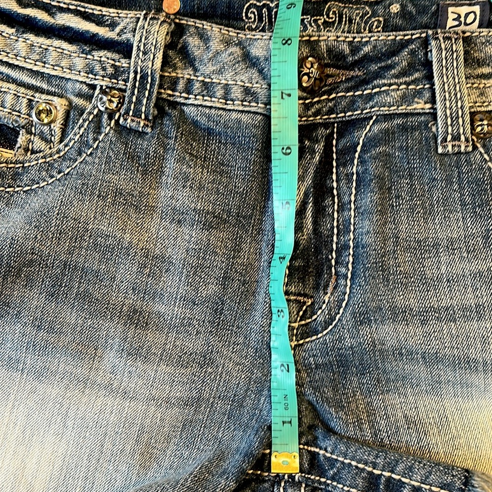 Miss Me 30 NWOT Blue Denim Jeans - Picture 13 of 16